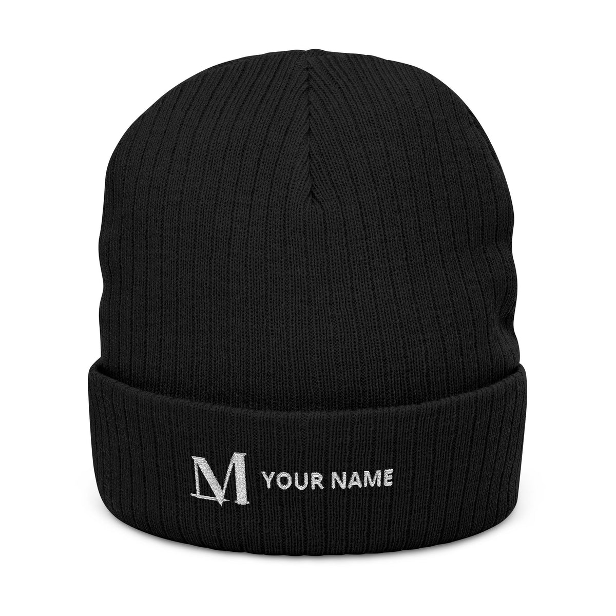 Breakthrough M Ribbed Beanie + Your Name (Personalized)
