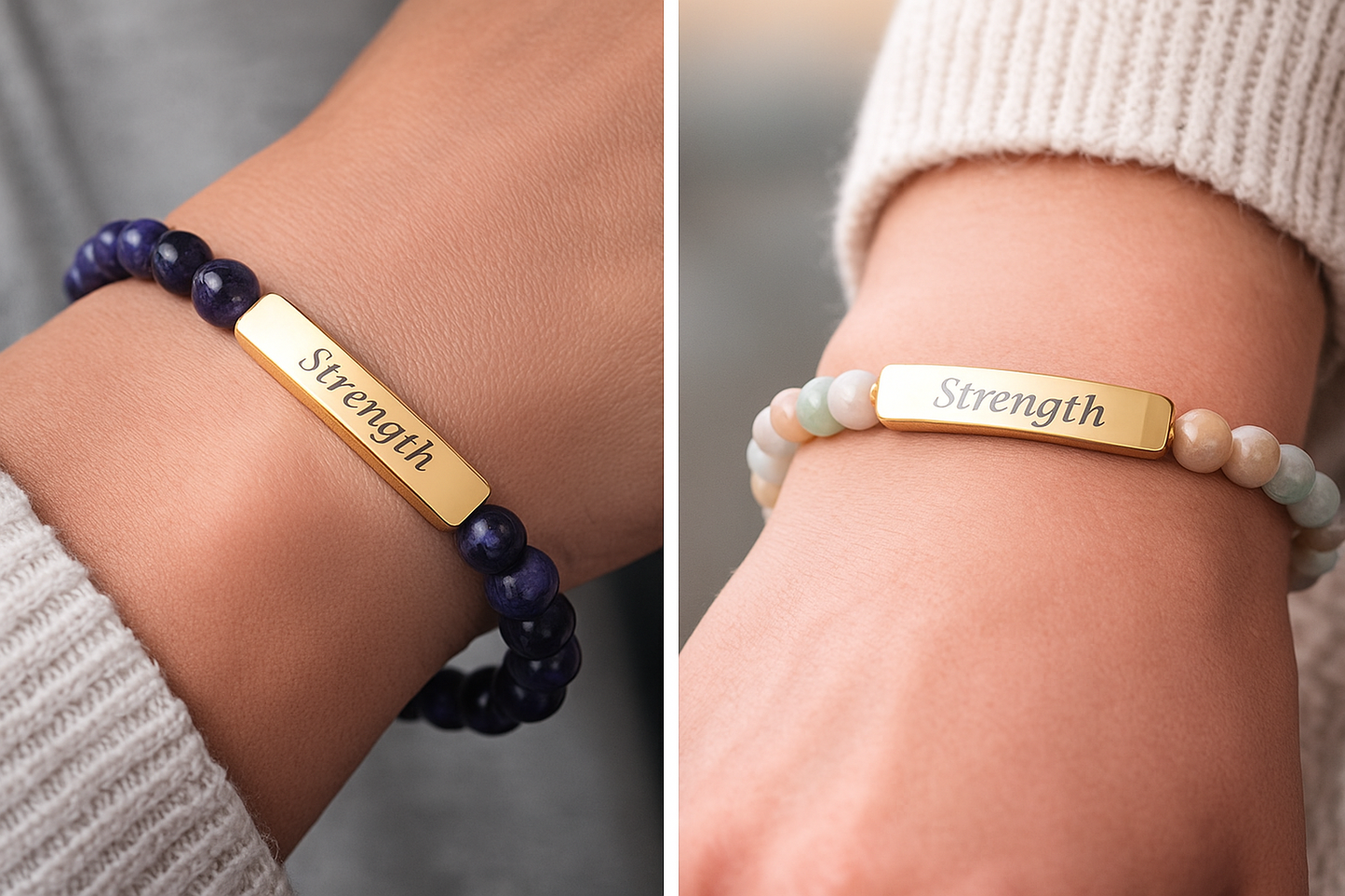 Strength Natural Stone Bracelet