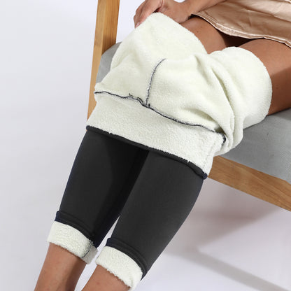 High Waist Fleece-Lined Winter Leggings - Mari’Anna Tees