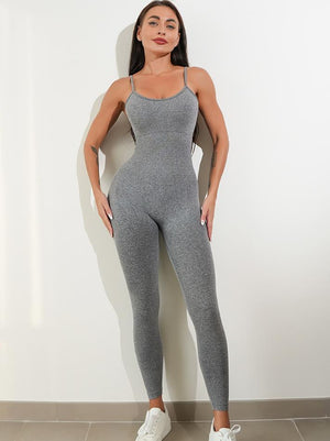 Womens One Piece Jumpsuit Spaghetti Strap 