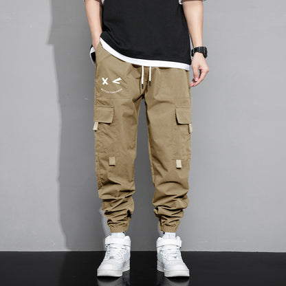 Men's New Trendy Loose Cargo Pants Versatile Outdoor Multi-pocket Style - Mari’Anna Tees