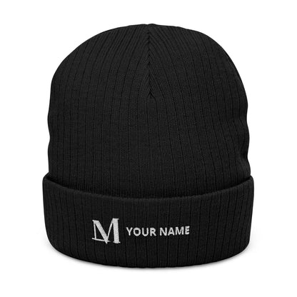 Breakthrough M Ribbed Beanie + Your Name (Personalized)