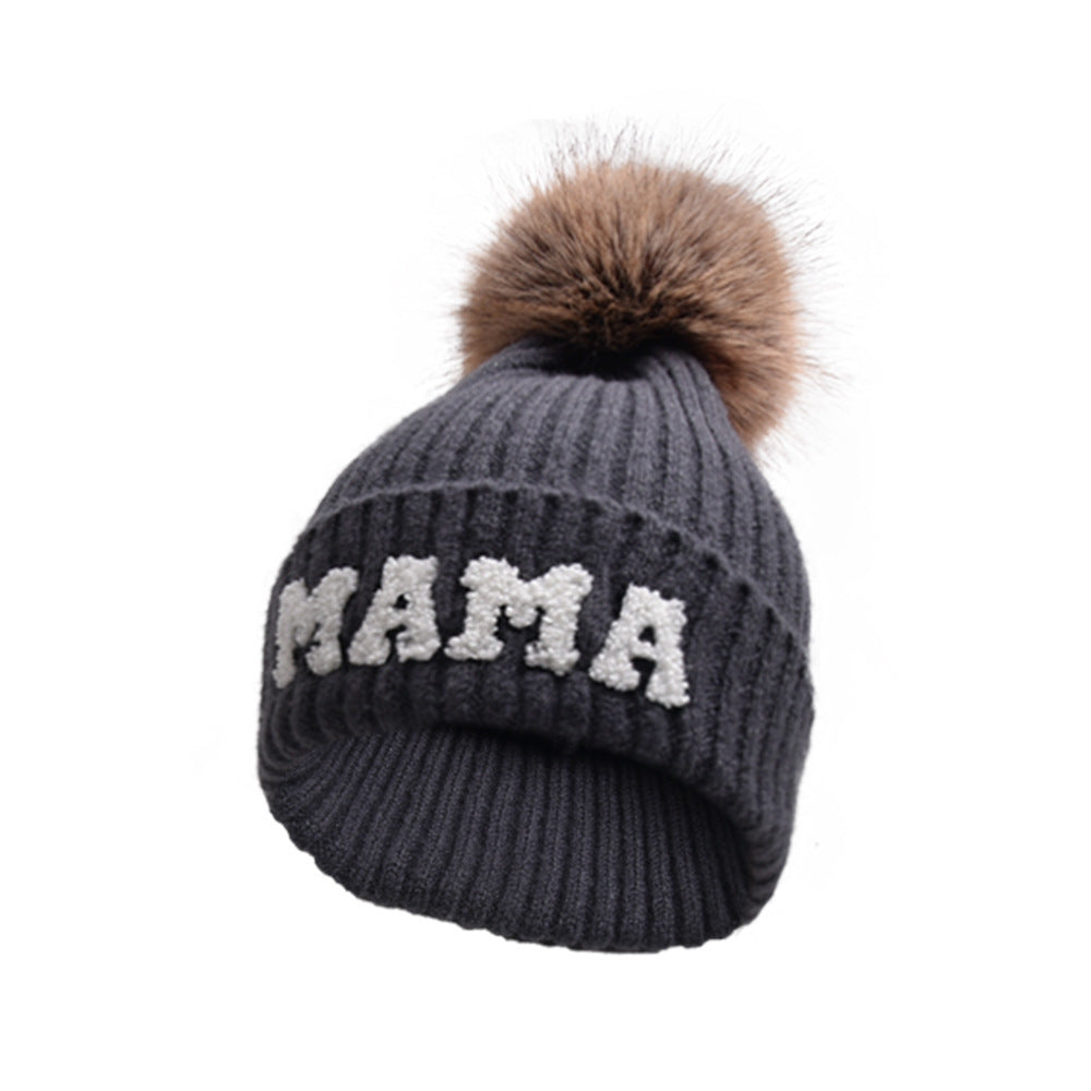 Mama Mini Matching Knit Beanie Hat