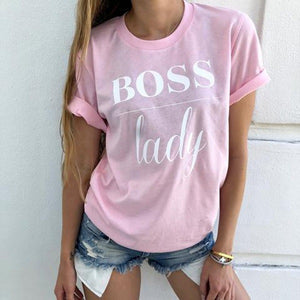 Summer Fashion “Mommy and Me” Printed T-Shirt Boss Lady Boss Baby 