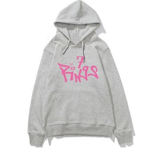 Unisex 7 Rings Pullover Graphic Hoodie  