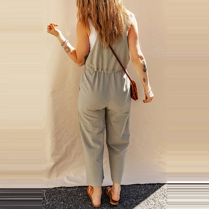 Breezy Comfort, Effortless Style: The Essential Loose-Fit Jumpsuit - Mari’Anna Tees