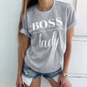 Summer Fashion “Mommy and Me” Printed T-Shirt Boss Lady Boss Baby 