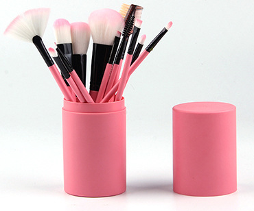 Makeup Brush Set 12 Makeup Brushes With Carrying Container