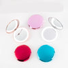 Mini makeup mirror with led light 2X Magnifying USB charging pocket mirror