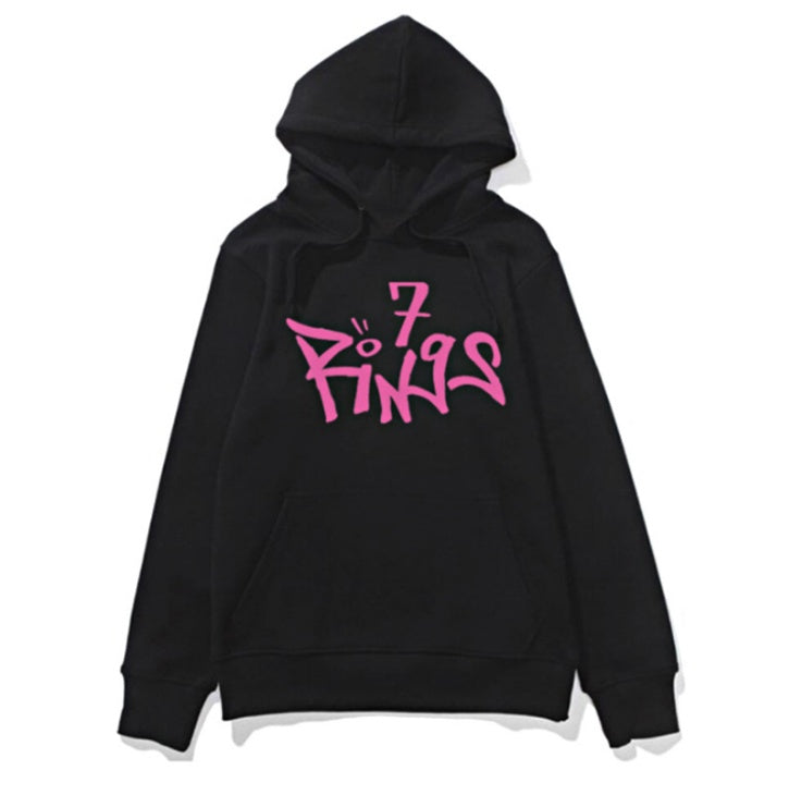 Unisex 7 Rings Pullover Graphic Hoodie  