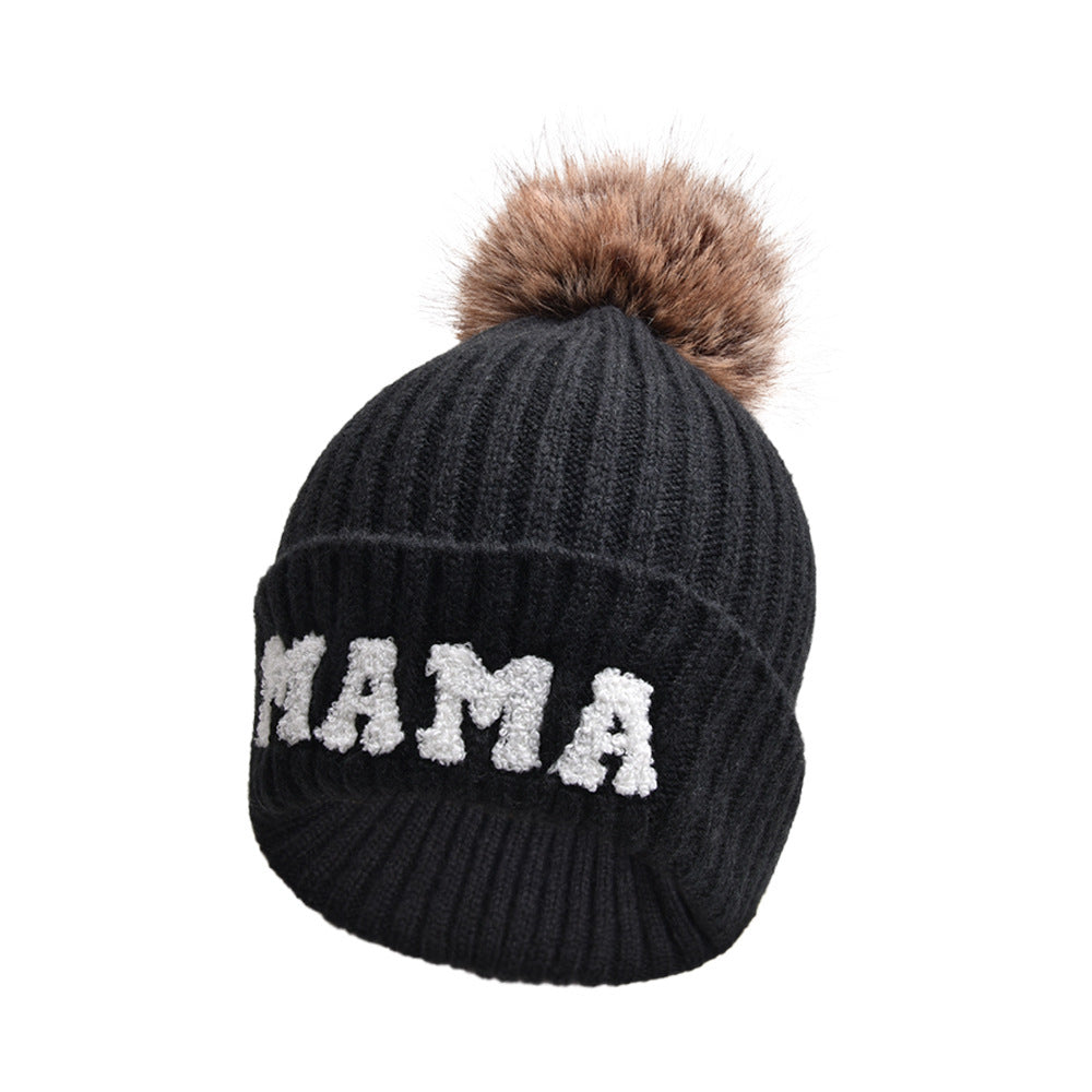 Mama Mini Matching Knit Beanie Hat