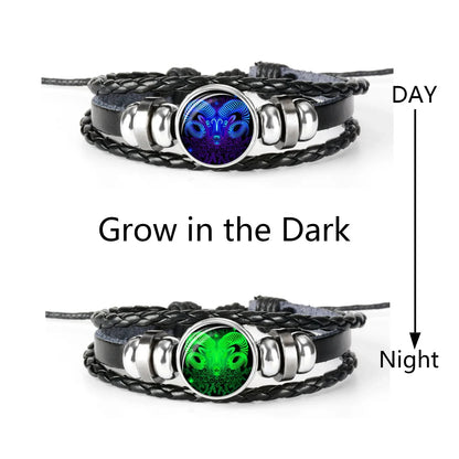 12 Constellations Luminous Fashion Bracelet - Mari’Anna Tees