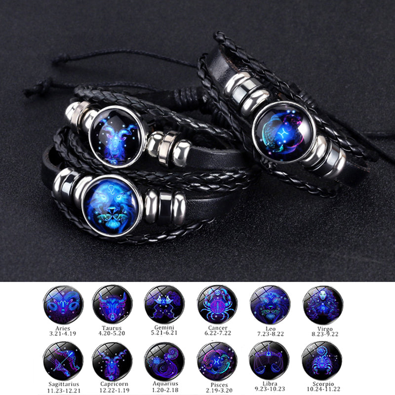 12 Constellations Luminous Fashion Bracelet - Mari’Anna Tees