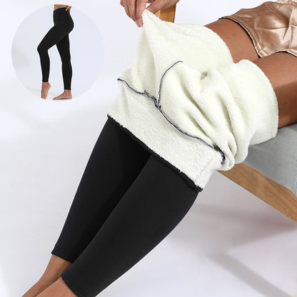 High Waist Fleece-Lined Winter Leggings - Mari’Anna Tees