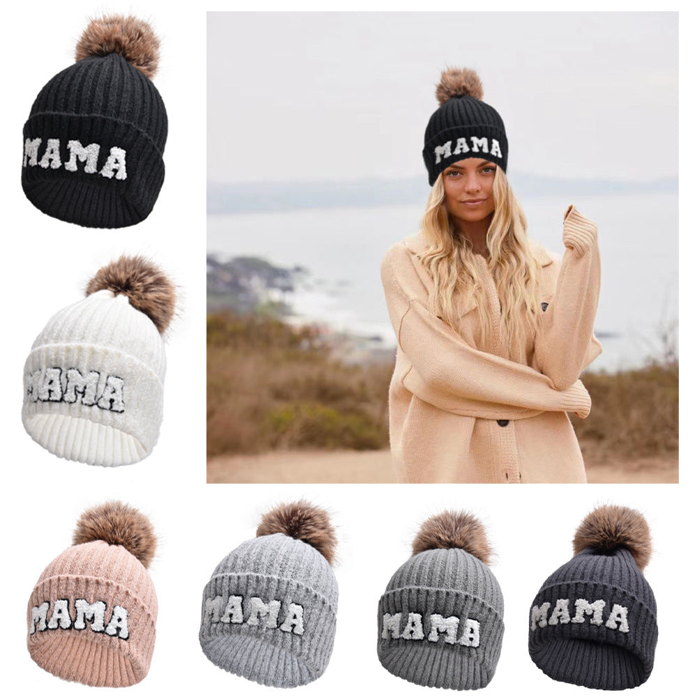 Mama Mini Matching Knit Beanie Hat