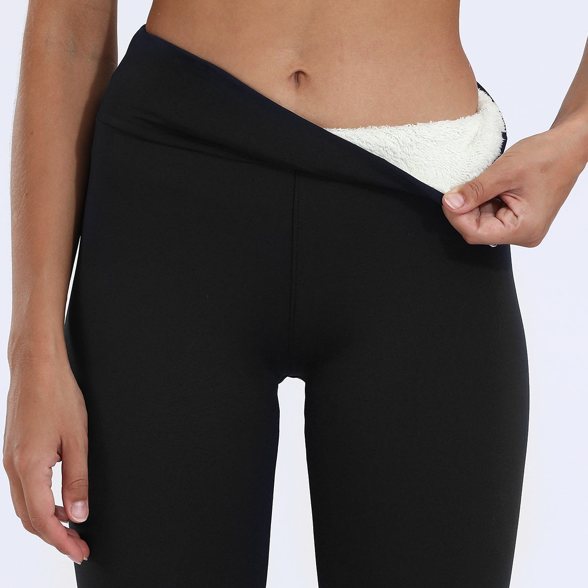 High Waist Fleece-Lined Winter Leggings