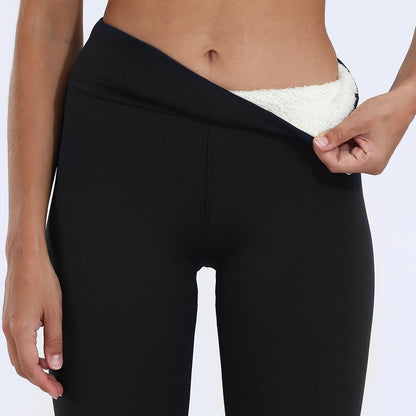 High Waist Fleece-Lined Winter Leggings - Mari’Anna Tees