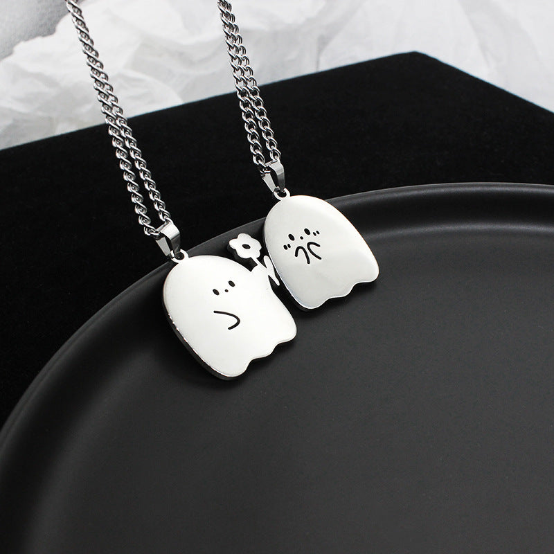 Cute Ghost Matching Necklace Jewelry Gifts - Mari’Anna Tees