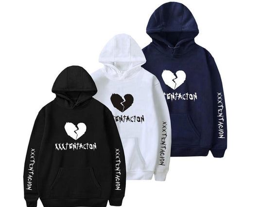 Fashion Hoodies xxxTentacion Memorial Broken Heart - Mari’Anna Tees