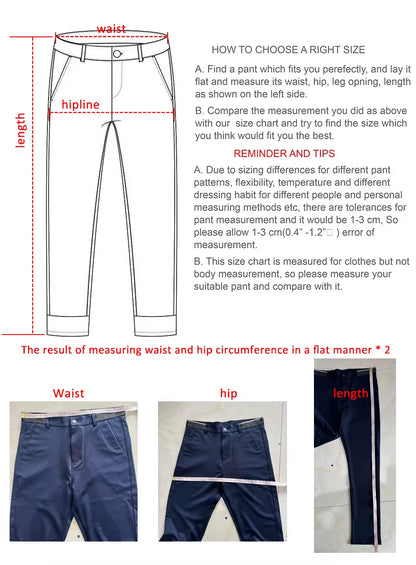 Business Casual Trousers for Men - Straight Fit, Comfortable & Stylish