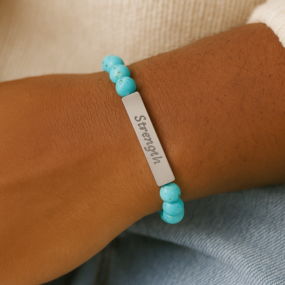 Strength Natural Stone Bracelet