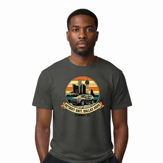 The Detroit to Dallas Legacy Tee | Vintage Road to Resilience