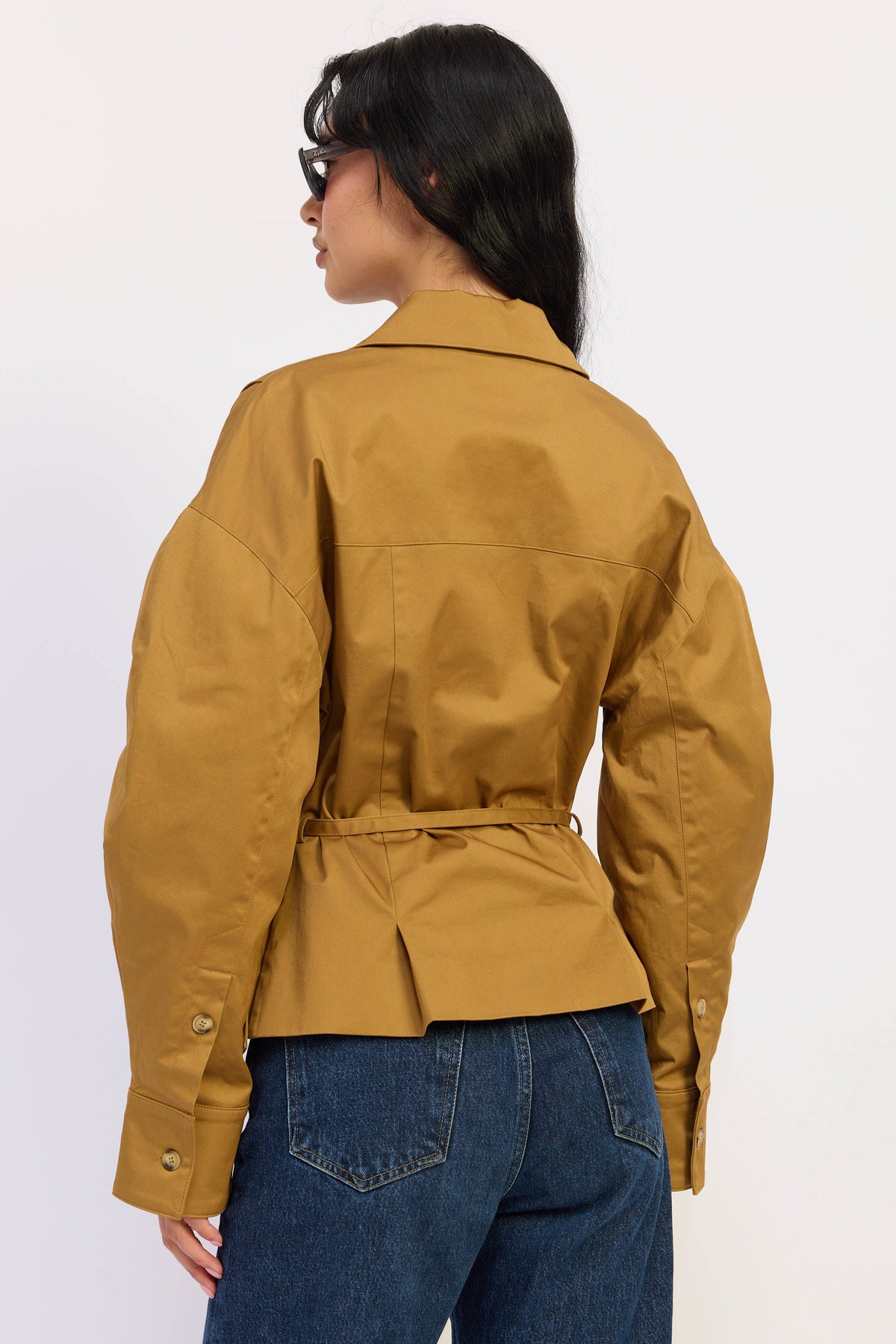 The Teagan Cinched-Waist Utility Jacket
