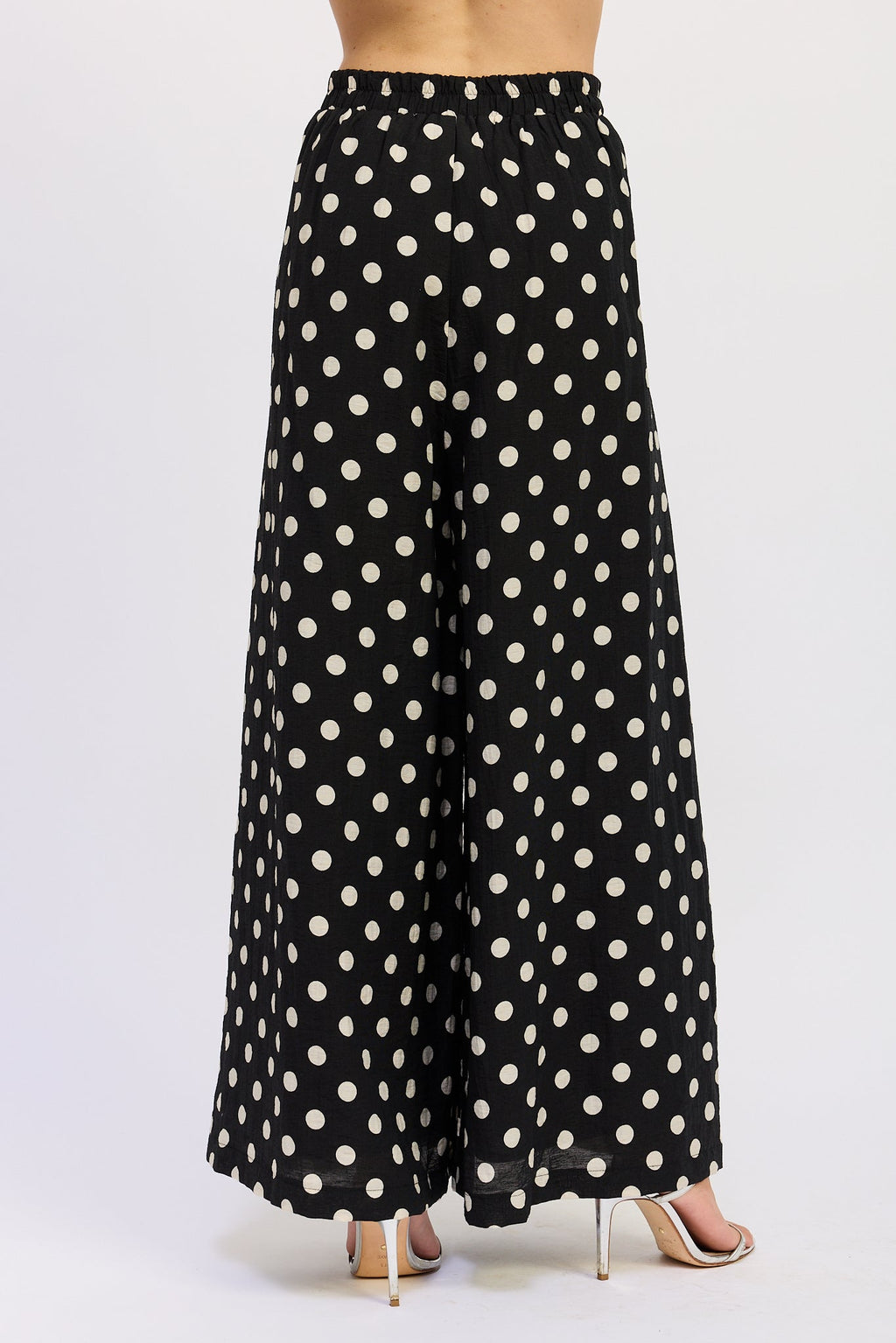 The Alice Polka Dot Wide-Leg Pants