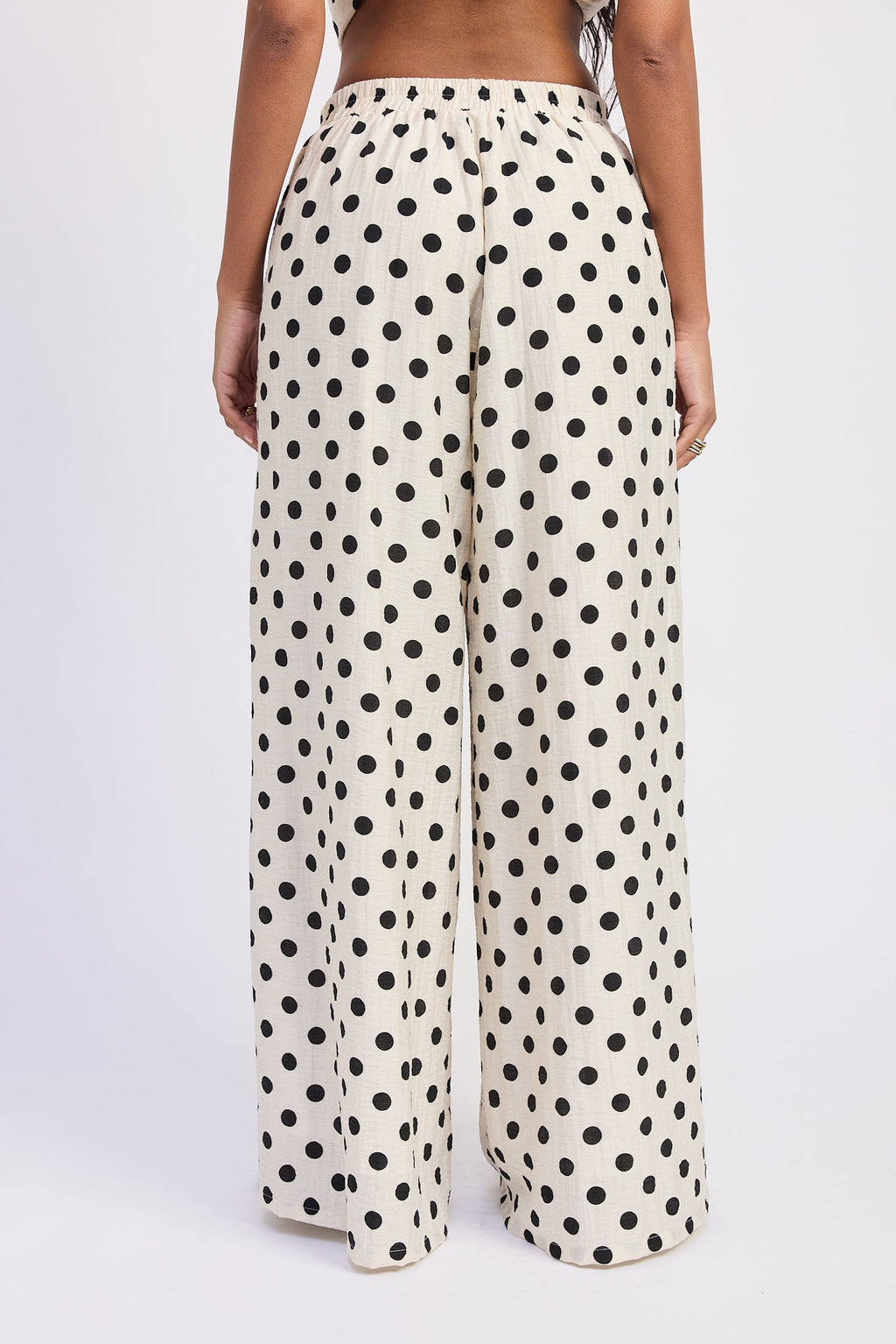 The Alice Polka Dot Wide-Leg Pants