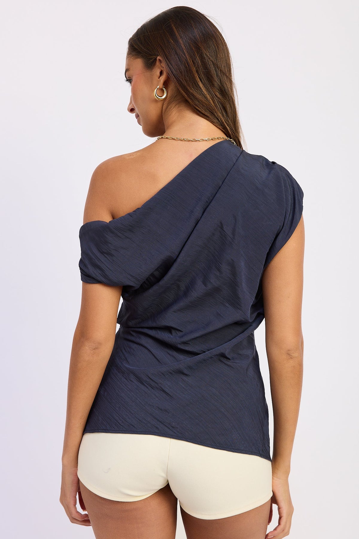 The Willow Asymmetrical Drape Top