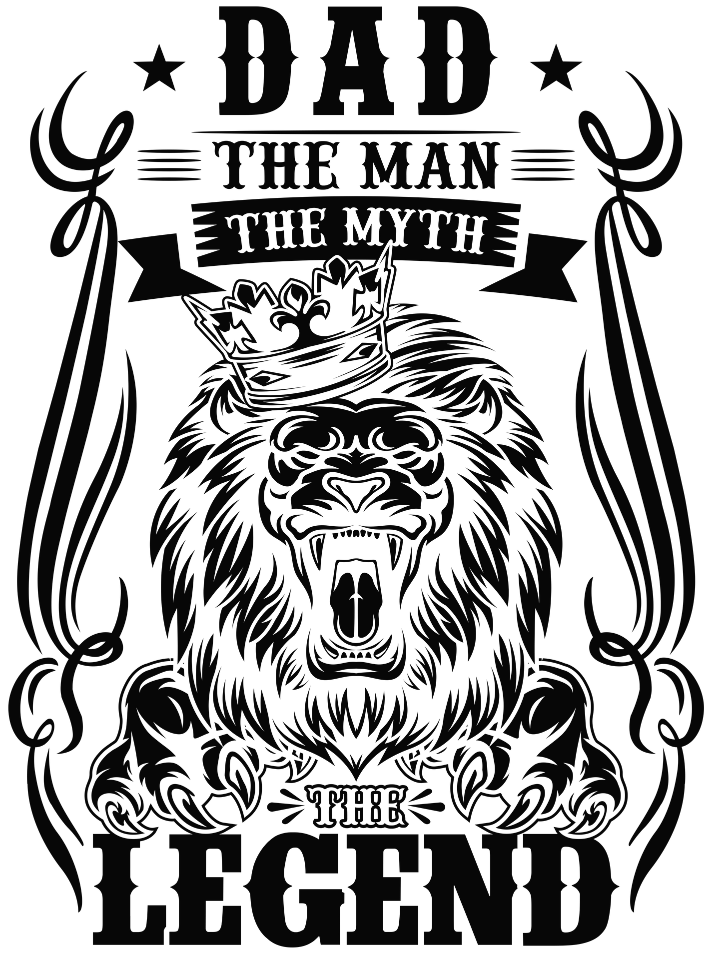 Dad; The Man The Myth The Legend Unisex T-Shirt