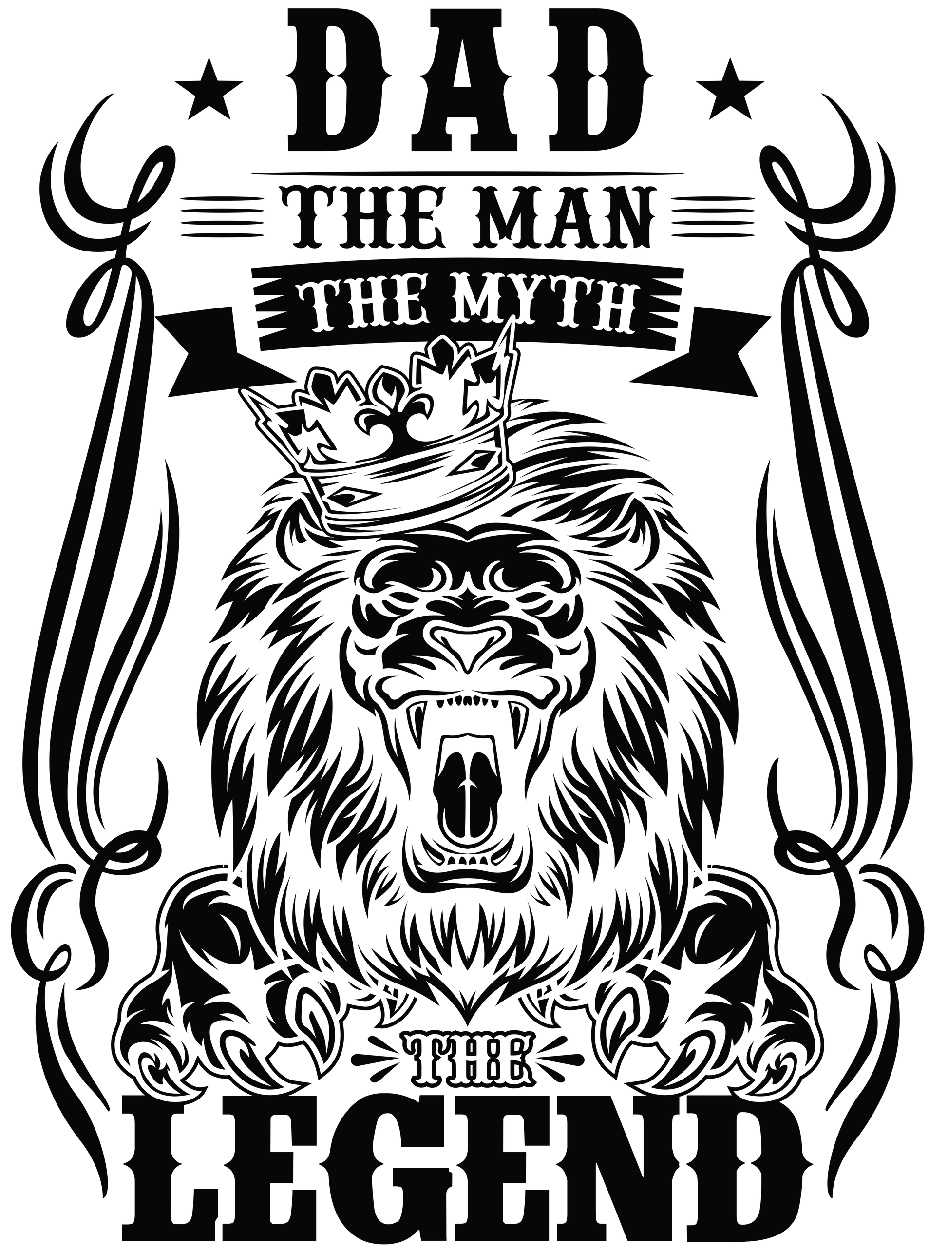 Dad; The Man The Myth The Legend Unisex T-Shirt