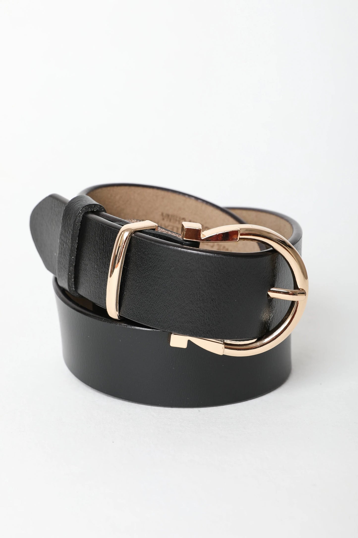 Gold Horseshoe Statement Belt