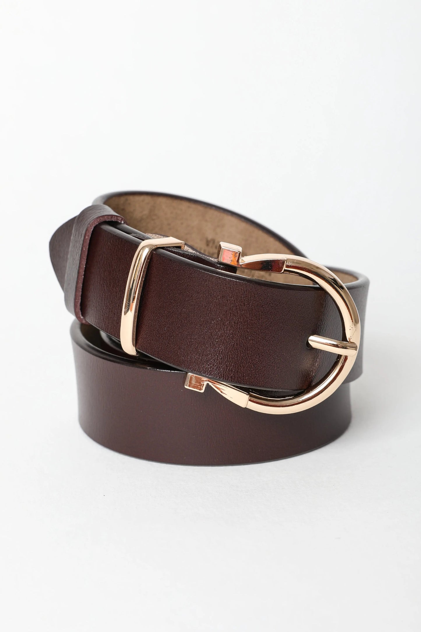 Gold Horseshoe Statement Belt
