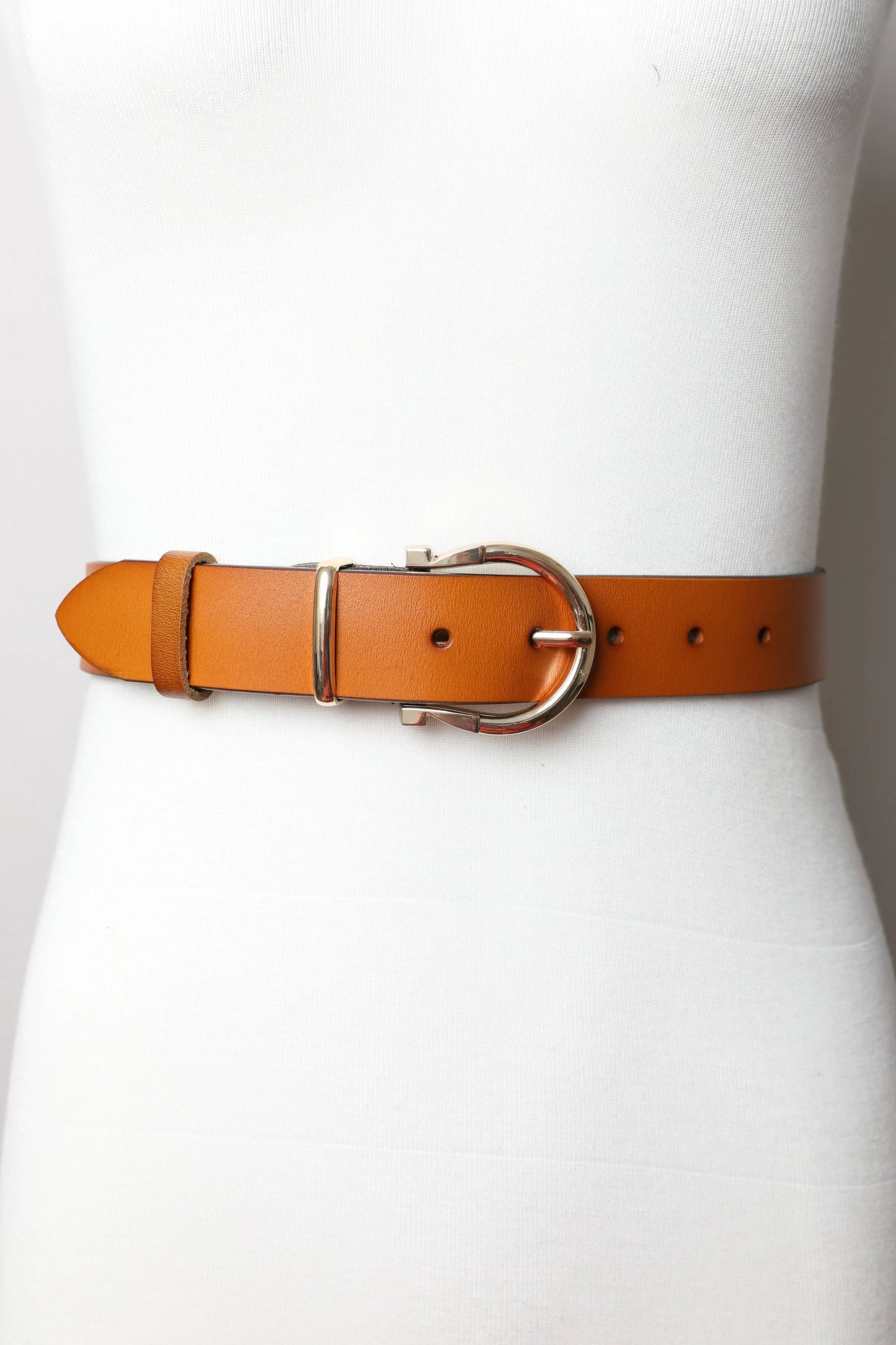 Gold Horseshoe Statement Belt