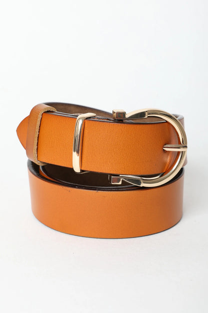 Gold Horseshoe Statement Belt