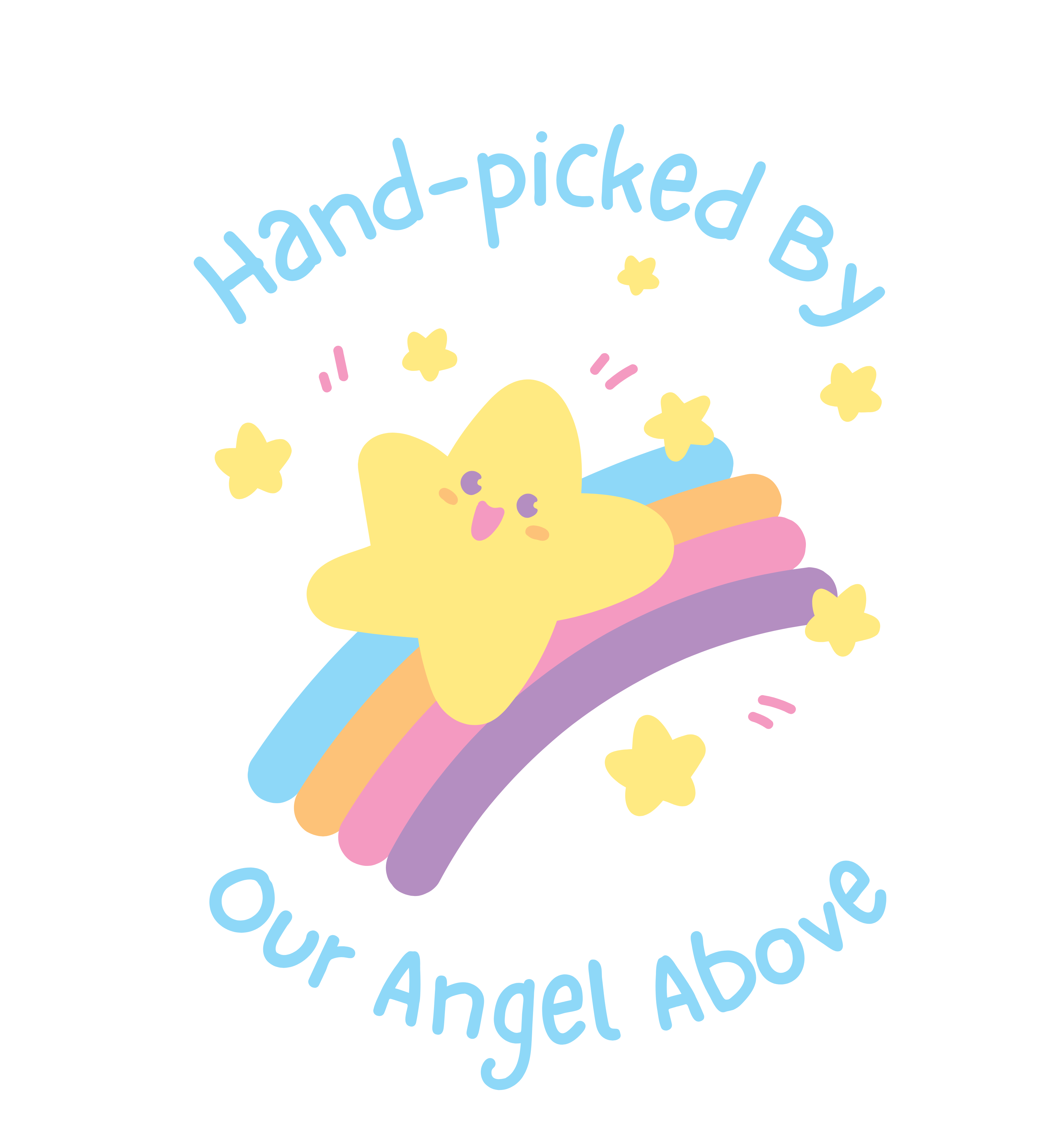 Hand-picked By Our Angel Above Infant Loss Awareness Baby Short-Sleeve One Piece