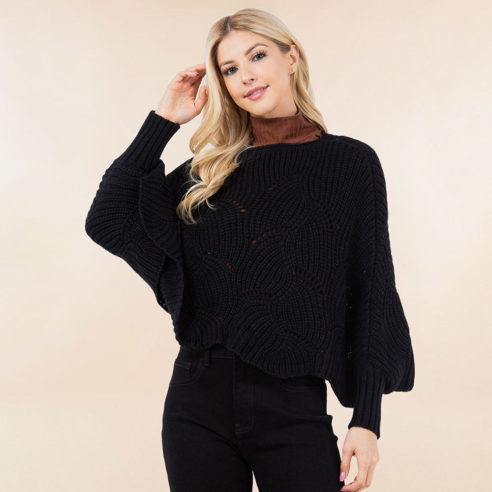 The Amara Open-Knit Sweater