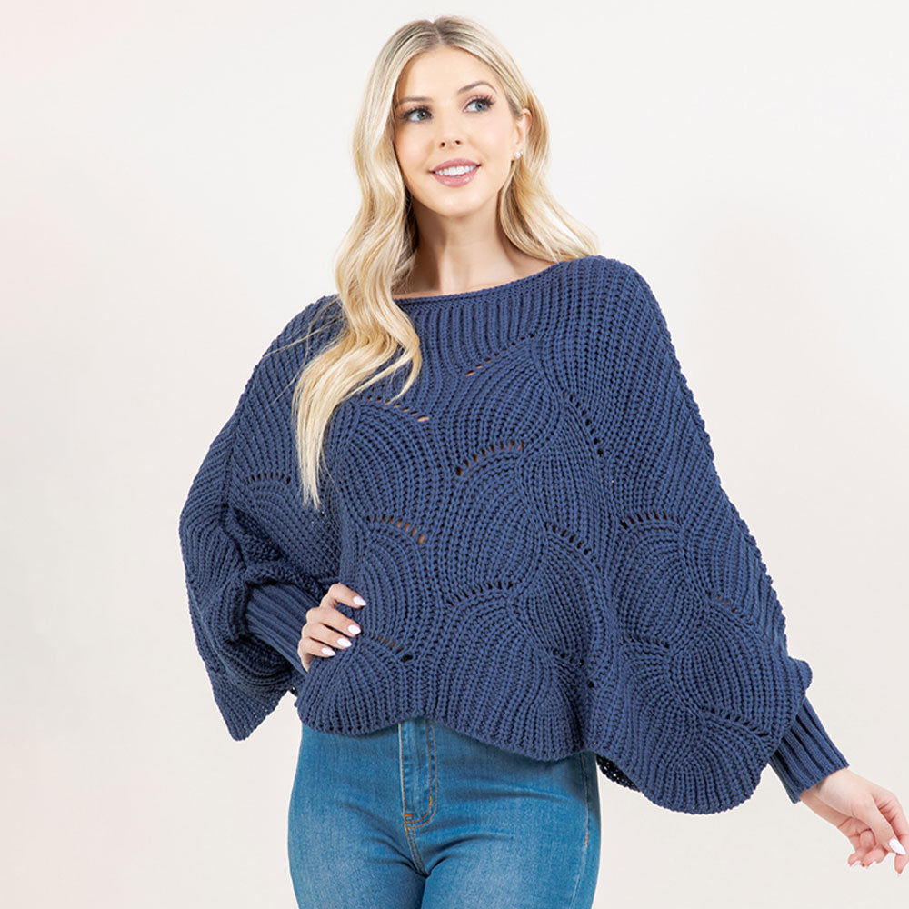 The Amara Open-Knit Sweater