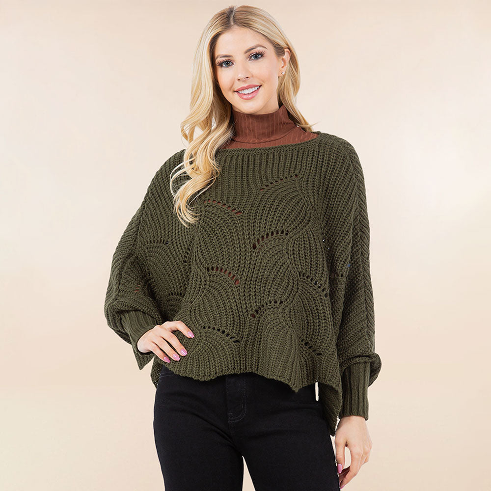 The Amara Open-Knit Sweater