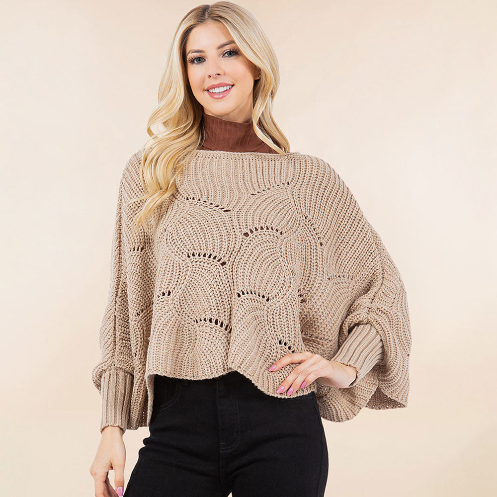 The Amara Open-Knit Sweater
