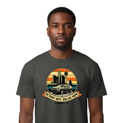 The Detroit to Dallas Legacy Tee | Vintage Road to Resilience