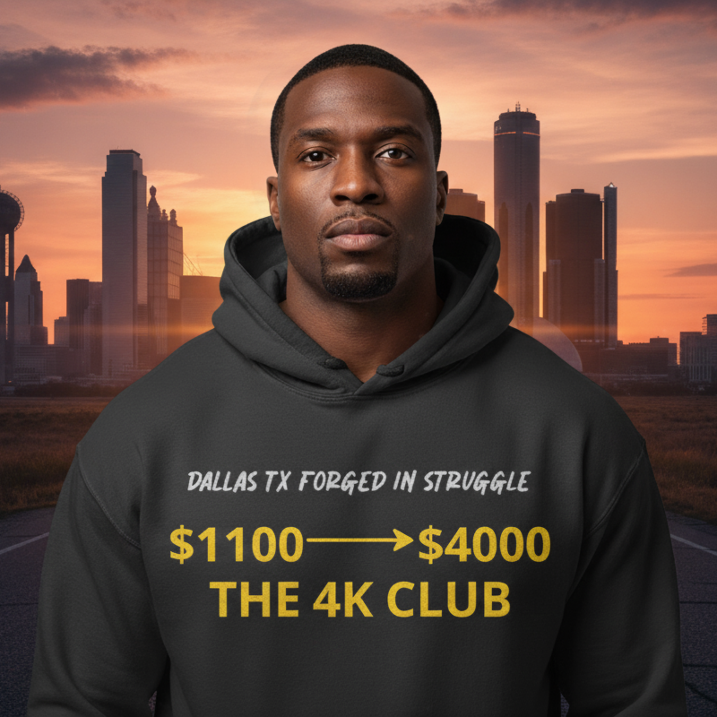 The 4K Club Heavyweight Embroidered Hoodie