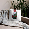 Season's Greetings Christmas Gnome All-Over Print Basic Pillow