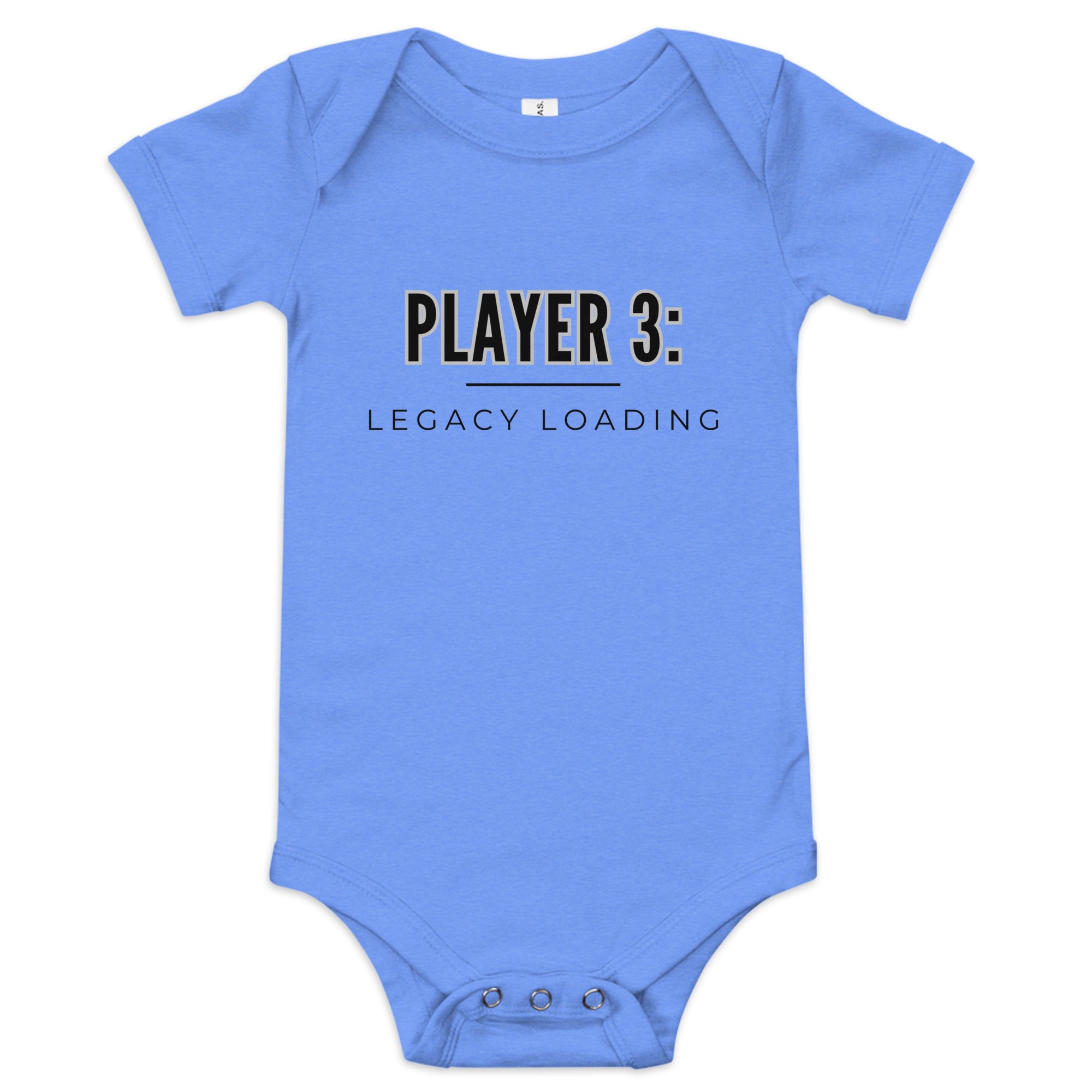 PLAYER 3: Legacy Loading Infant Onesie | Mari'Anna Tees Family Set