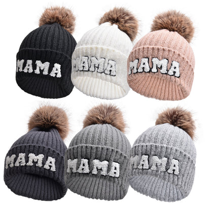 Mama Mini Matching Knit Beanie Hat - Mari’Anna Tees