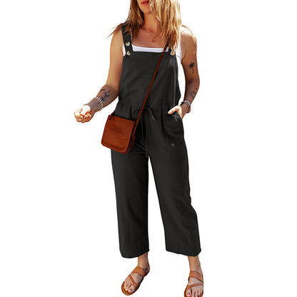 Breezy Comfort, Effortless Style: The Essential Loose-Fit Jumpsuit - Mari’Anna Tees