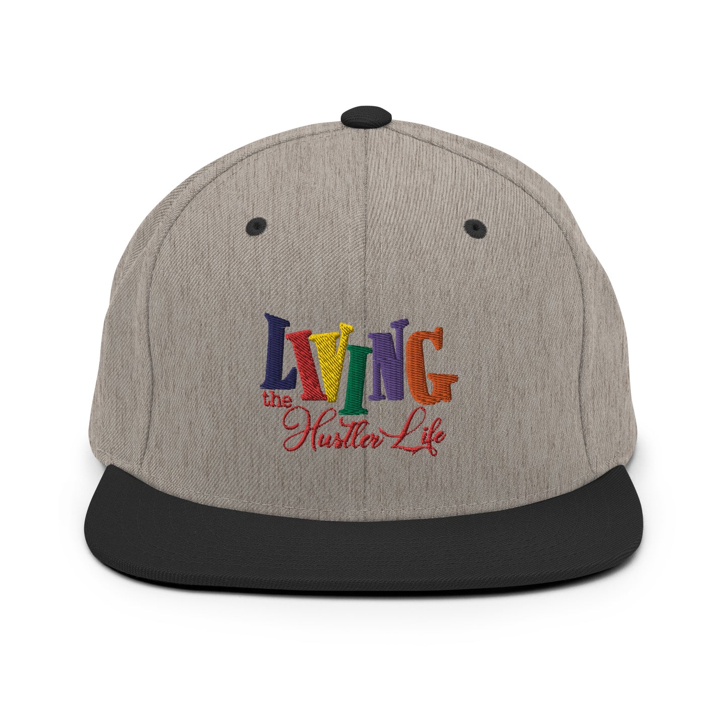 Living The Hustler Life Snapback Hat - Mari’Anna Tees