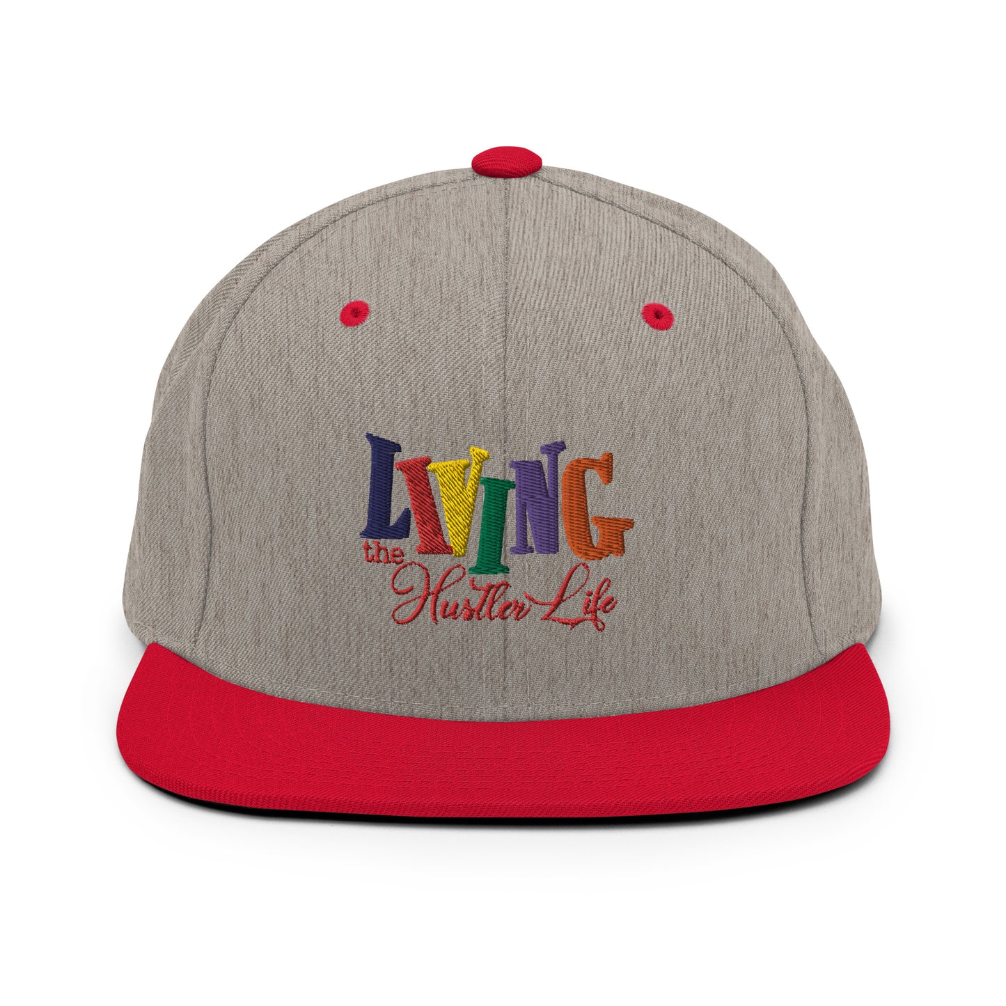 Living The Hustler Life Snapback Hat - Mari’Anna Tees