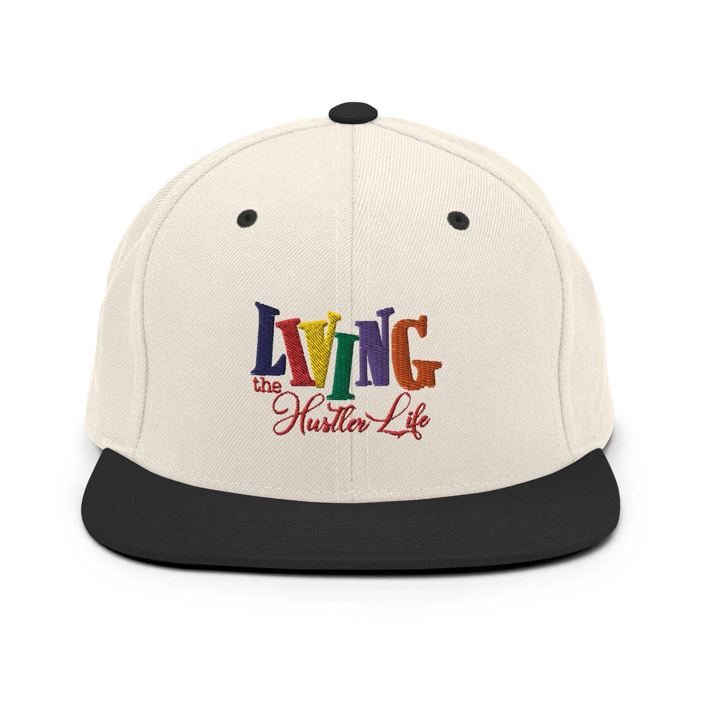 Living The Hustler Life Snapback Hat - Mari’Anna Tees